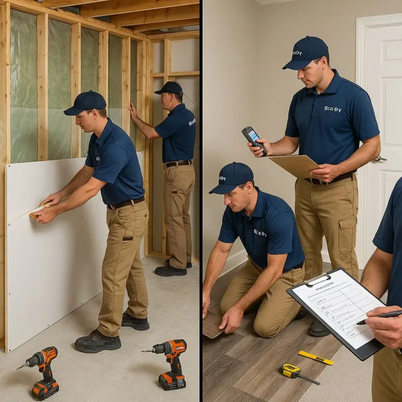 Repairs and Reconstruction process in Wheeler, TX